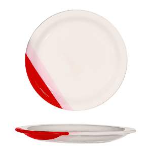 PRATO RASO CERAMICA BRASILIA VERMELHO