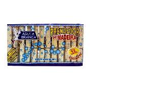 PRENDEDOR ROUPA MADEIRA AGUIA C/12 GIG