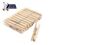 PRENDEDOR ROUPA MADEIRA AGUIA C/12 