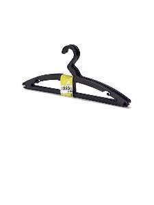 CABIDE PLASTICO RAINHA C/5 PC PRETO 42