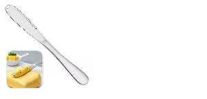 ESPATULA MANTEIGA INOX 22CM CLINCK 5522