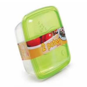 POTE RAINHA C/2 1500ML QUAD TRANS 380