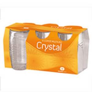 COPO VIDRO C/ 6PC WHEATON CRYSTAL 310ML